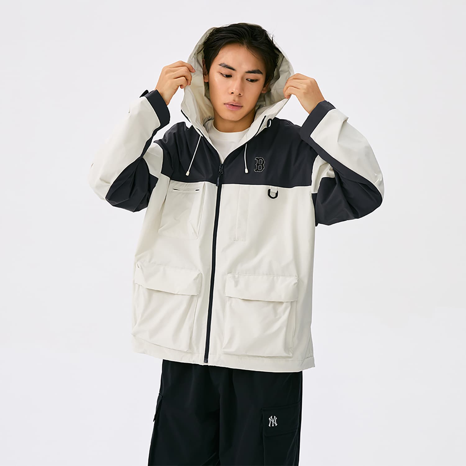 Куртка MLB Boston Red Sox Basic Collection 25FW Куртка Унисекс Глубокий Сливовый - изображение 6