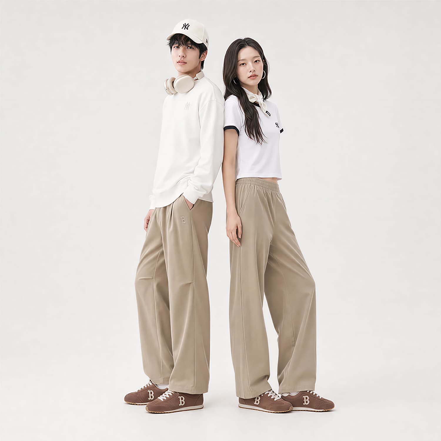 Штаны MLB Boston Red Sox Basic Collection SS26 Повседневные брюки Унисекс - изображение 3