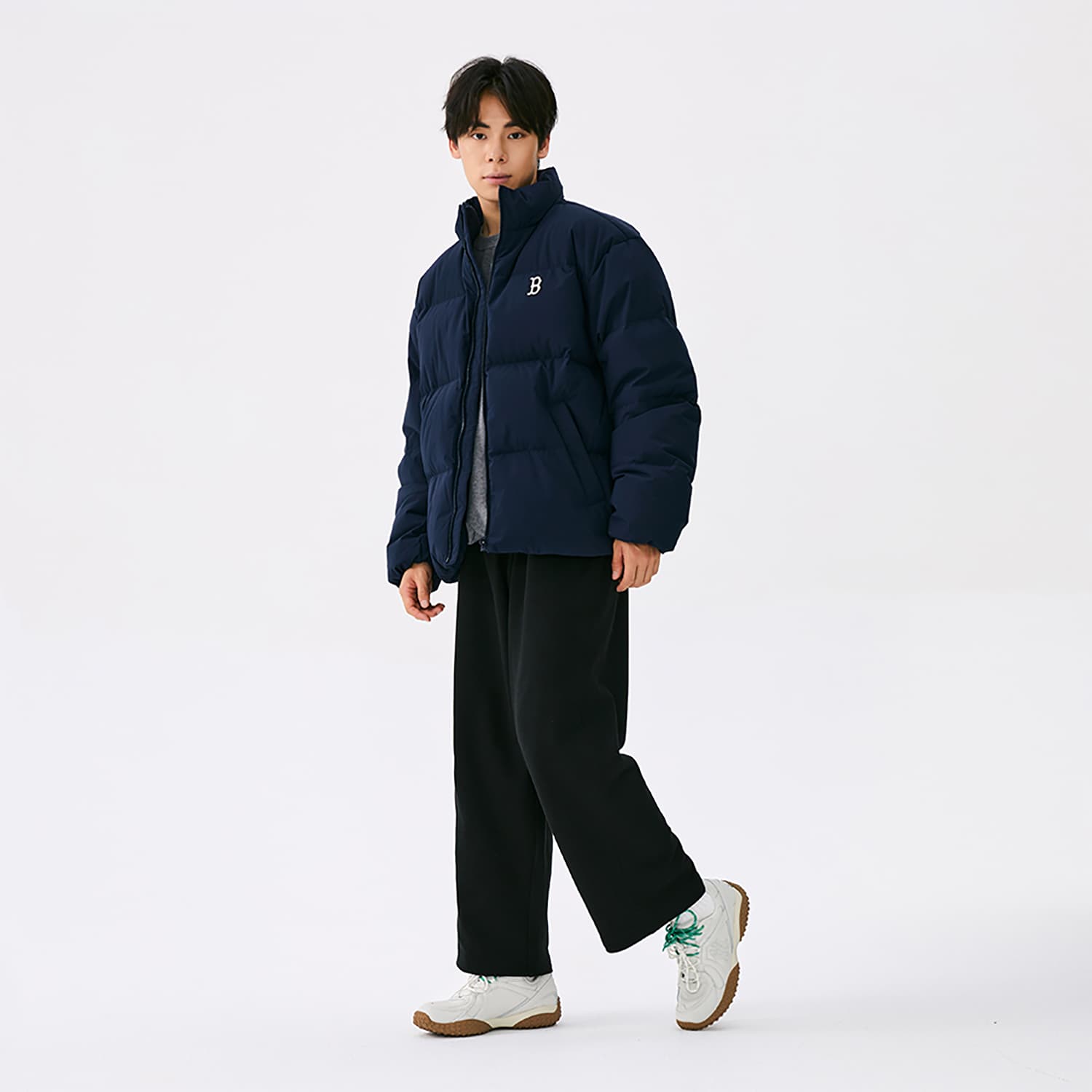 Зимняя куртка MLB Boston Red Sox Basic Collection 25FW Пуховик Унисекс - изображение 6