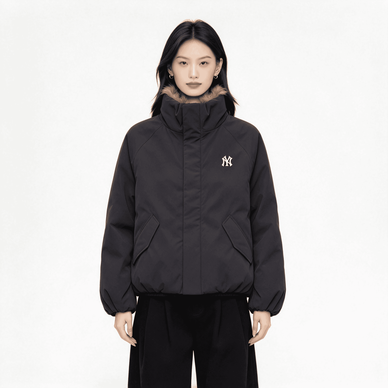 Пуховик mlb New York Yankees Basic Collection FW26 Пуховик Женские - изображение 4