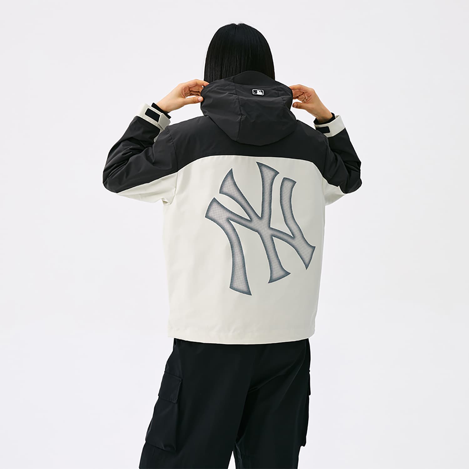 Куртка MLB New York Yankees Basic Collection 25FW Куртка Унисекс Глубокий Сливочный - изображение 3