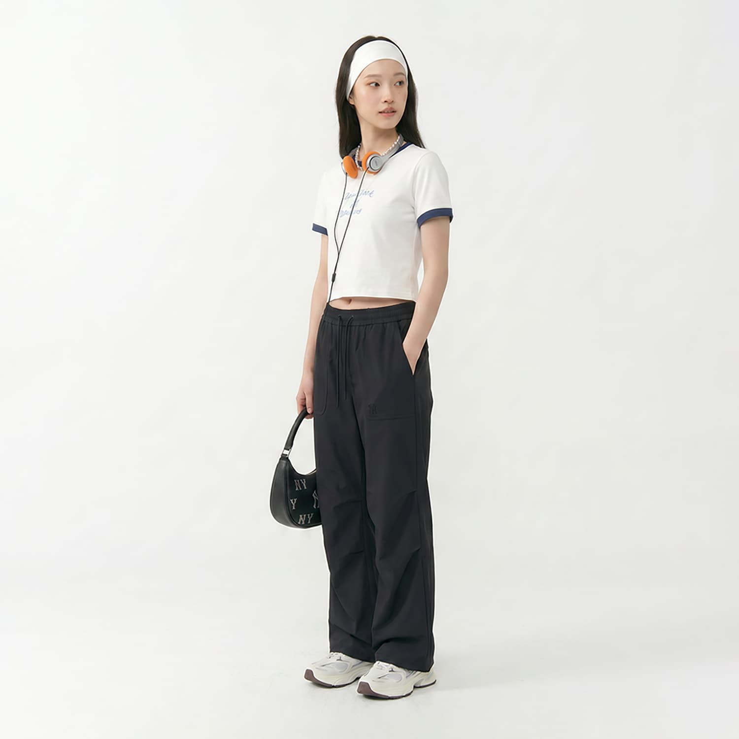 Mlb Base Logo New York Yankees Basic Collection SS26 Брюки карго Женские - изображение 5