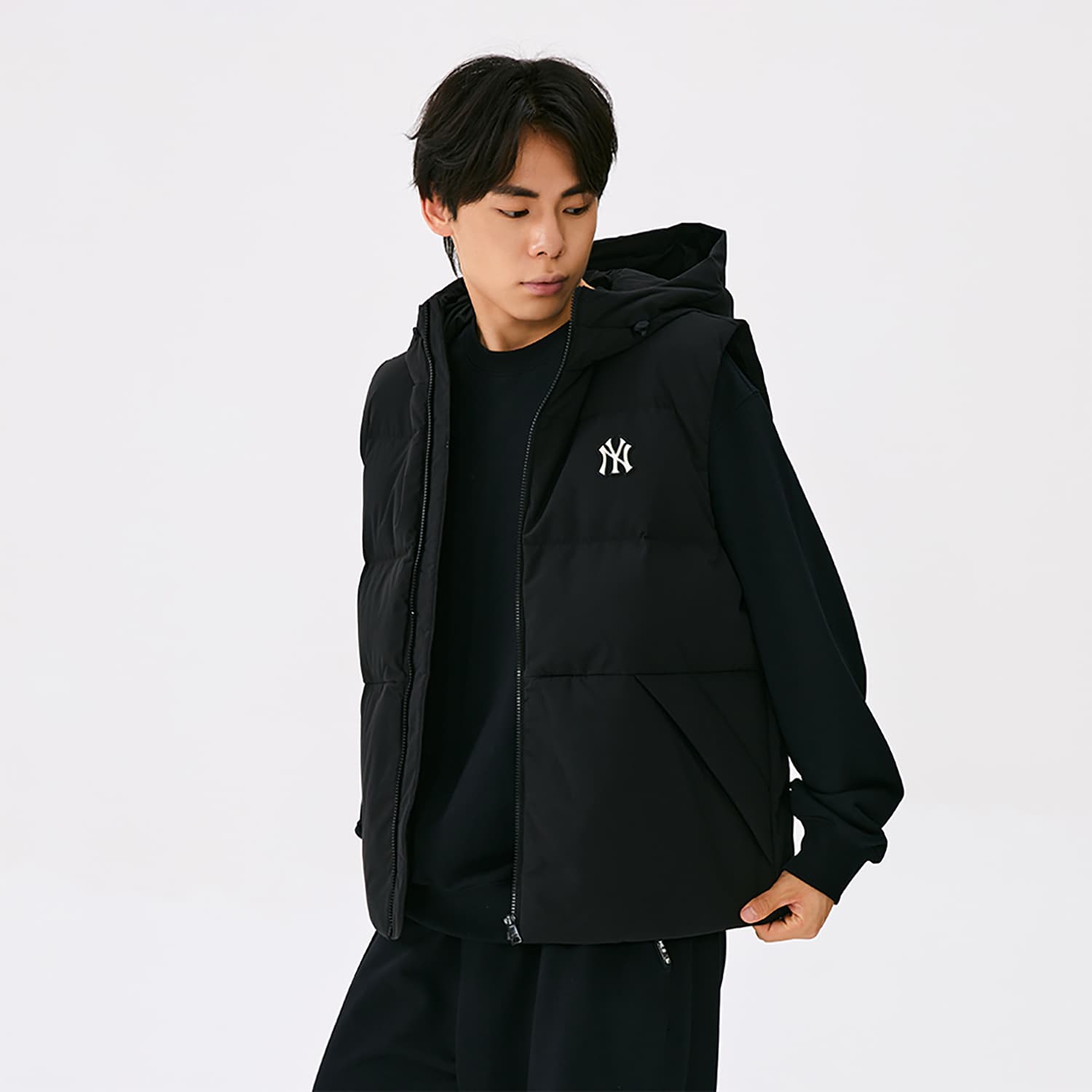 Куртка MLB New York Yankees Basic Collection Пуховый жилет Унисекс - изображение 5