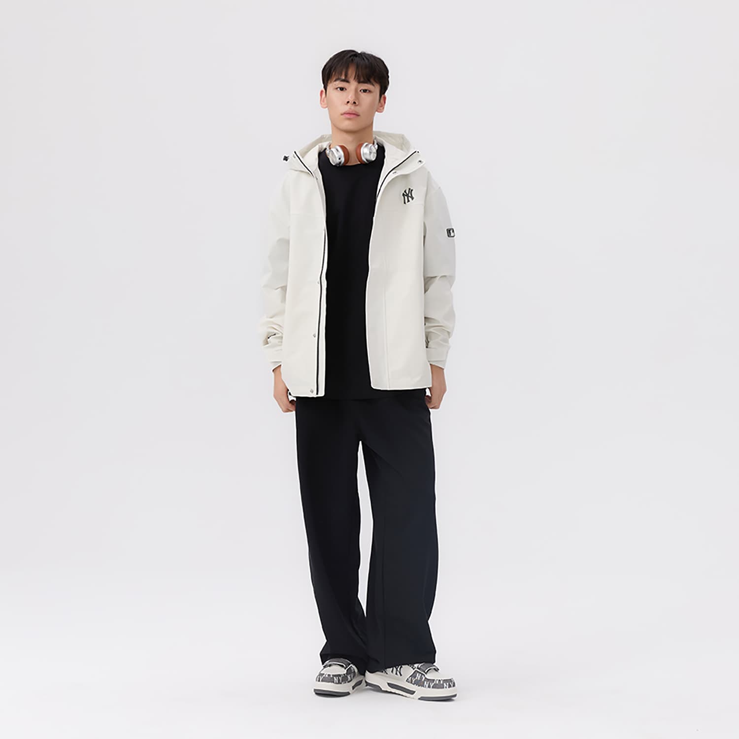 Куртка mlb New York Yankees Basic Collection SS26 Ветрозащитный Куртка Унисекс - изображение 6
