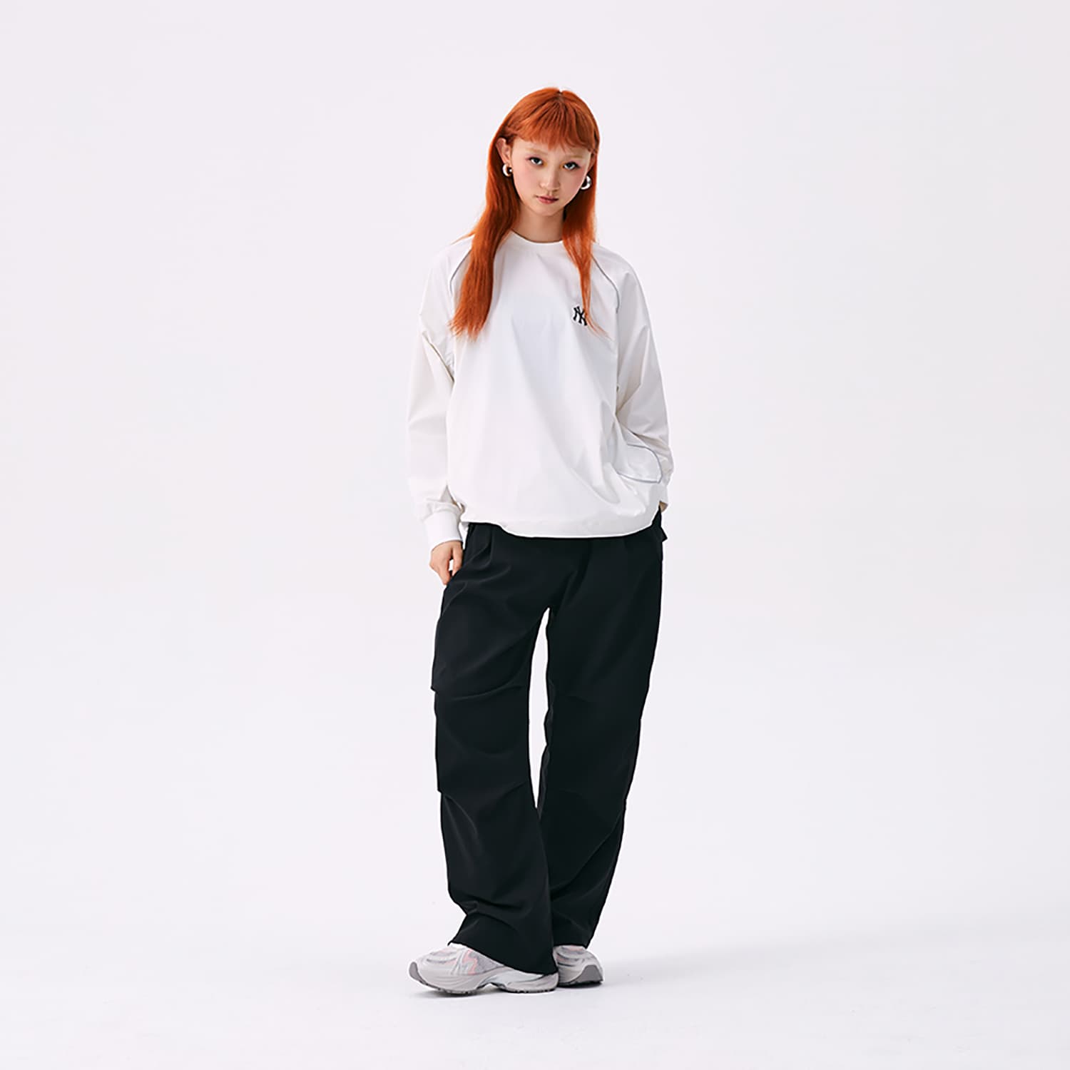 Штаны MLB New York Yankees Basic Collection SS25 Повседневные Штаны Мужские Черные - изображение 6