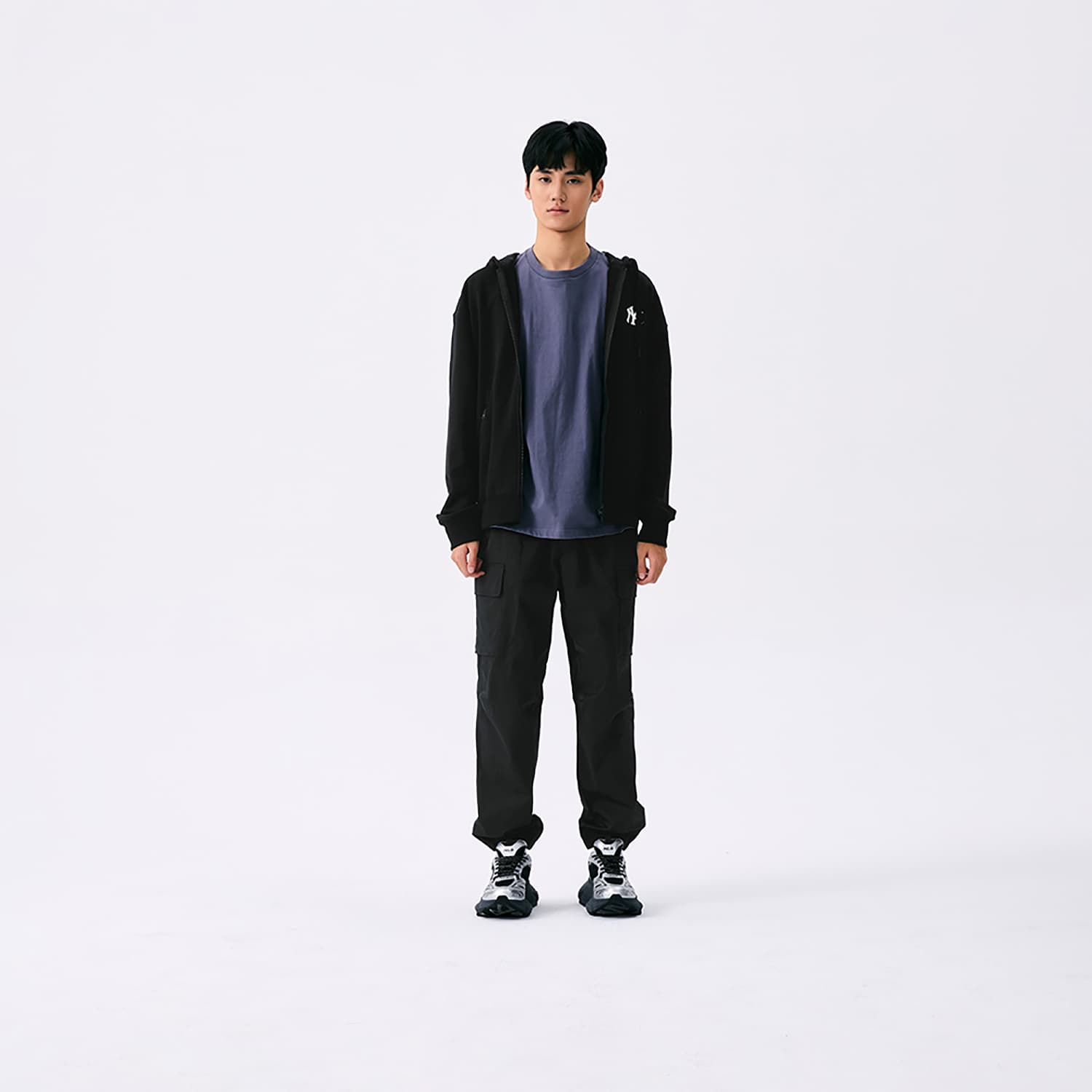 Штаны MLB New York Yankees Basic Collection SS25 Повседневные штаны Унисекс Черные - изображение 4