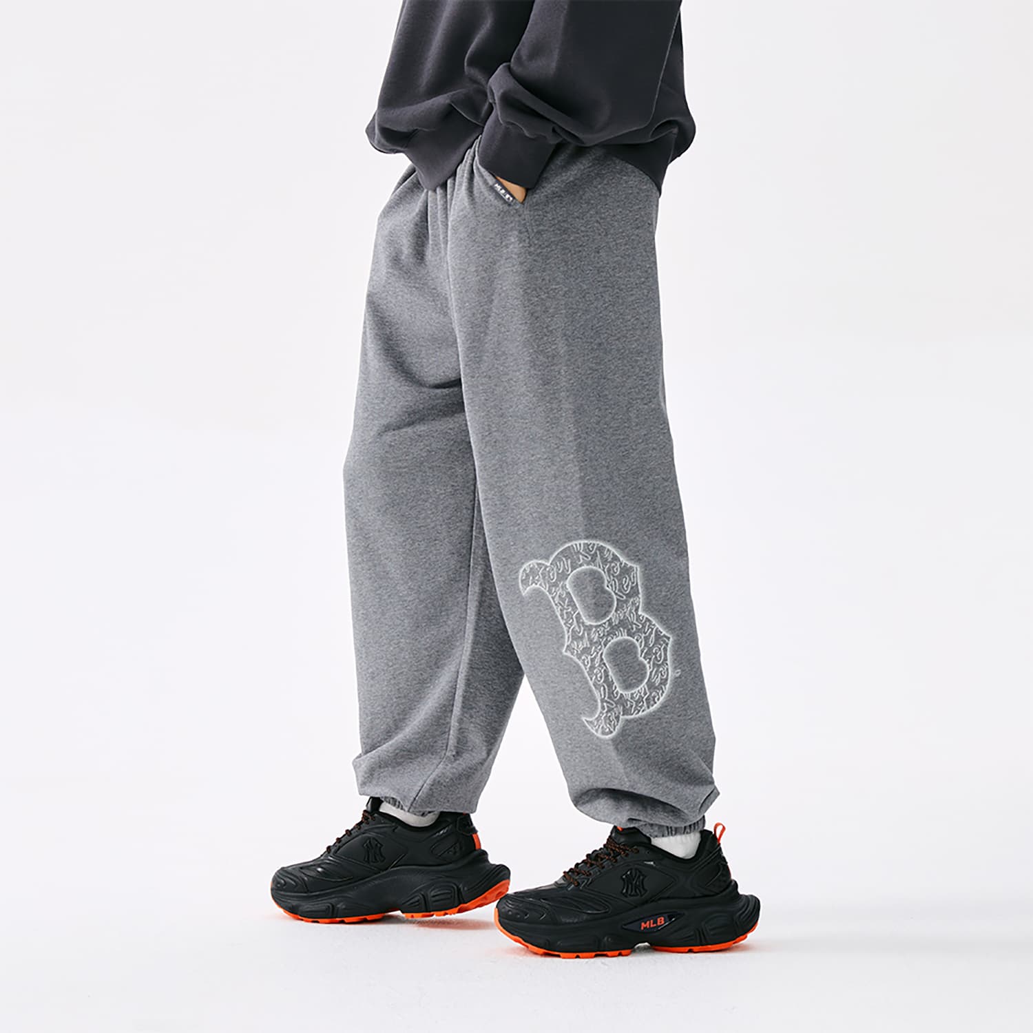 Штаны MLB Boston Red Sox Basic Collection 25FW Вязаные Тренировочные Штаны Унисекс - изображение 3