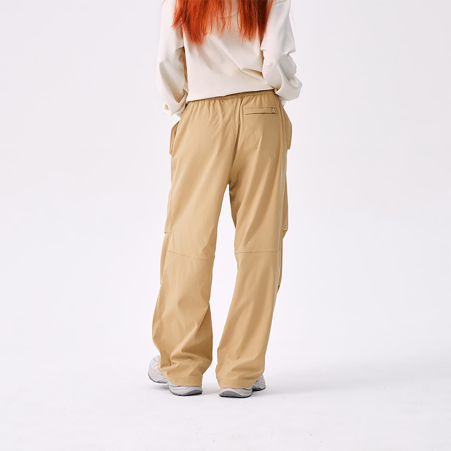 Штаны MLB Boston Red Sox Basic Collection SS25 Повседневные штаны Унисекс Бежевый Желтый - изображение 4
