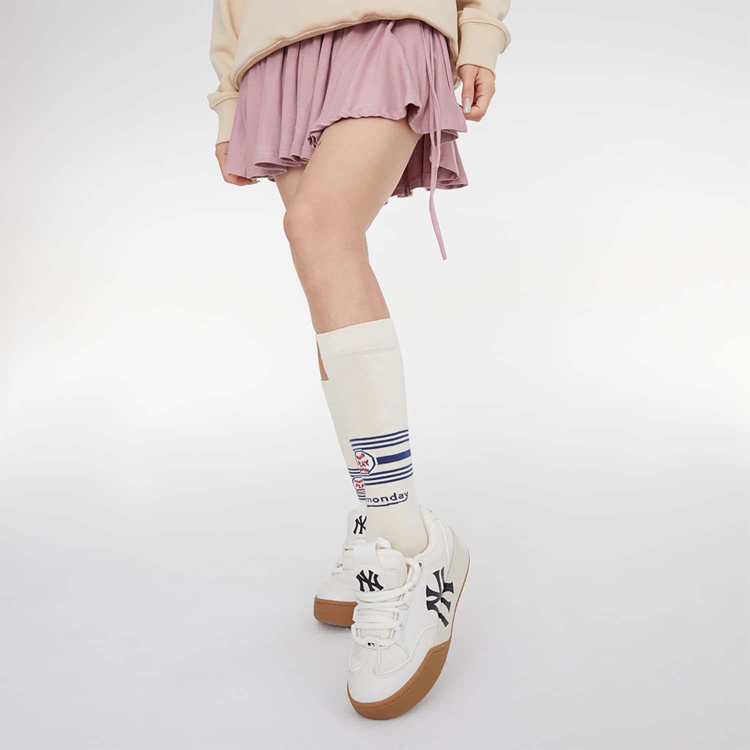 Кроссовки MLB Los Angeles Dodgers White Beige - изображение 10
