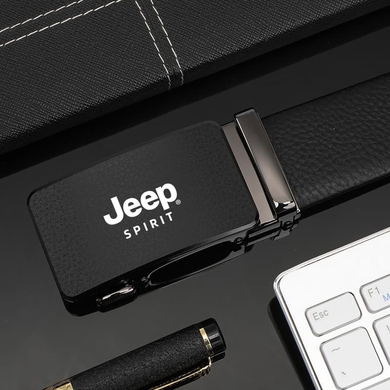 Ремень JEEP SPIRIT Эксклюзивный дизайн подлинная кожа коровы ремень с юным бизнес-автоматической застежкой кожаные ремни - изображение 3
