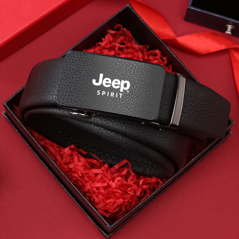 Ремень JEEP SPIRIT Эксклюзивный дизайн подлинная кожа коровы ремень с юным бизнес-автоматической застежкой кожаные ремни - изображение 2