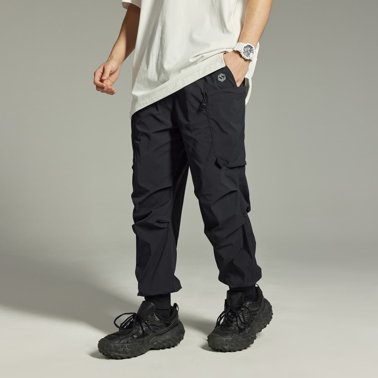 Штаны GUUKA Tech Cargo Pants Black - изображение 6