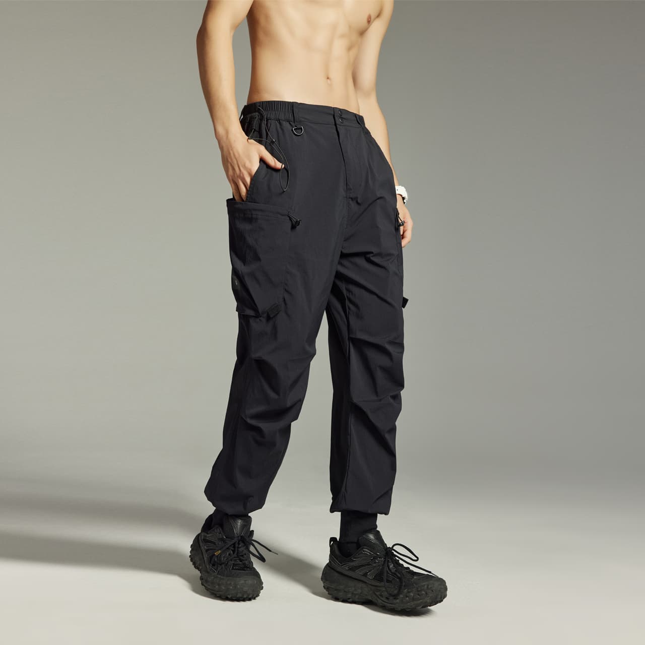 Штаны GUUKA Tech Cargo Pants Black - изображение 7