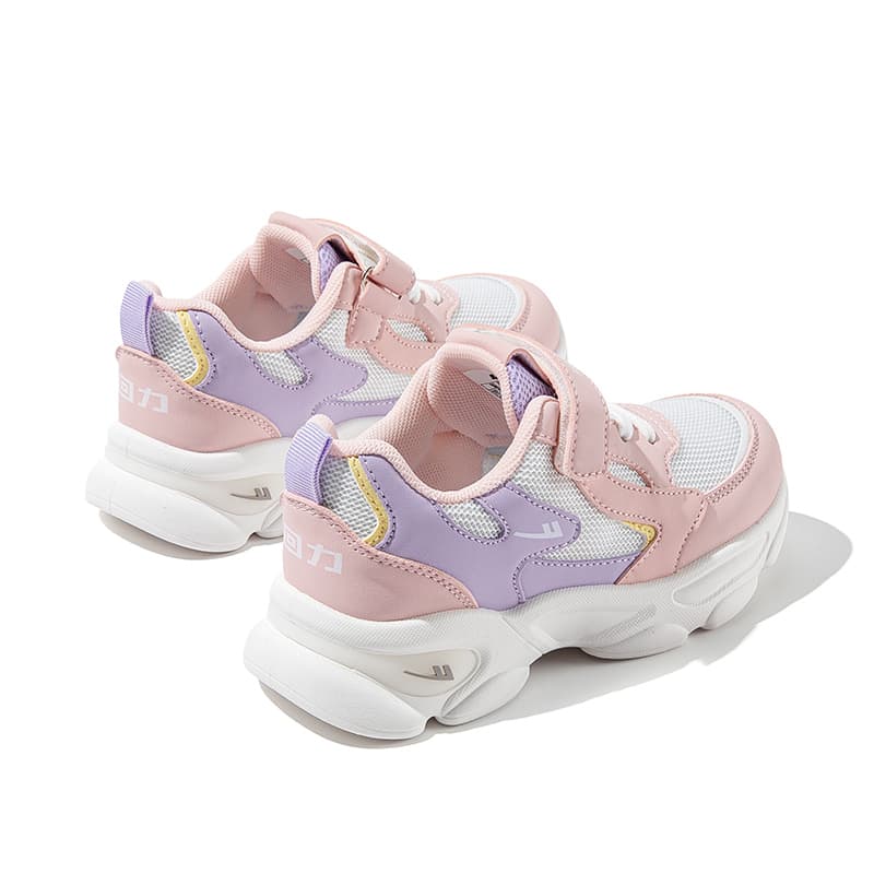 Кроссовки Warrior Детские беговые кроссовки Low Топ Белый Розовый Фиолетовый Kids - изображение 5