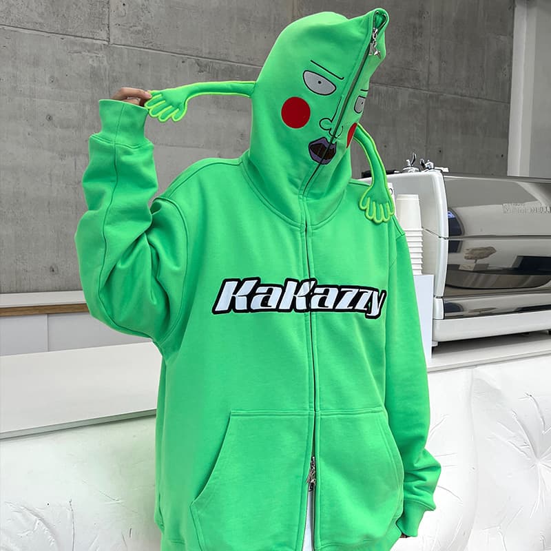 Худи KAKAZZY Hoodie Fluorescent Green - изображение 6