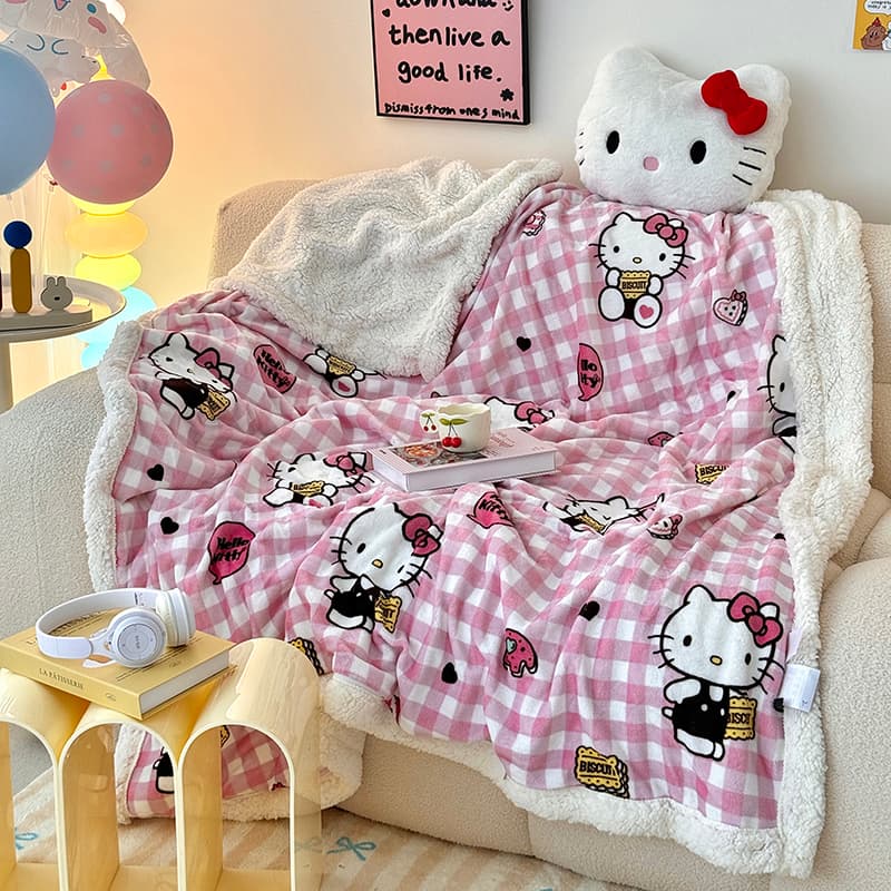 Санрио Hello Kitty My Melody Одеяла Розовый - изображение 5