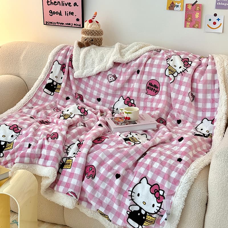 Санрио Hello Kitty My Melody Одеяла Розовый - изображение 4