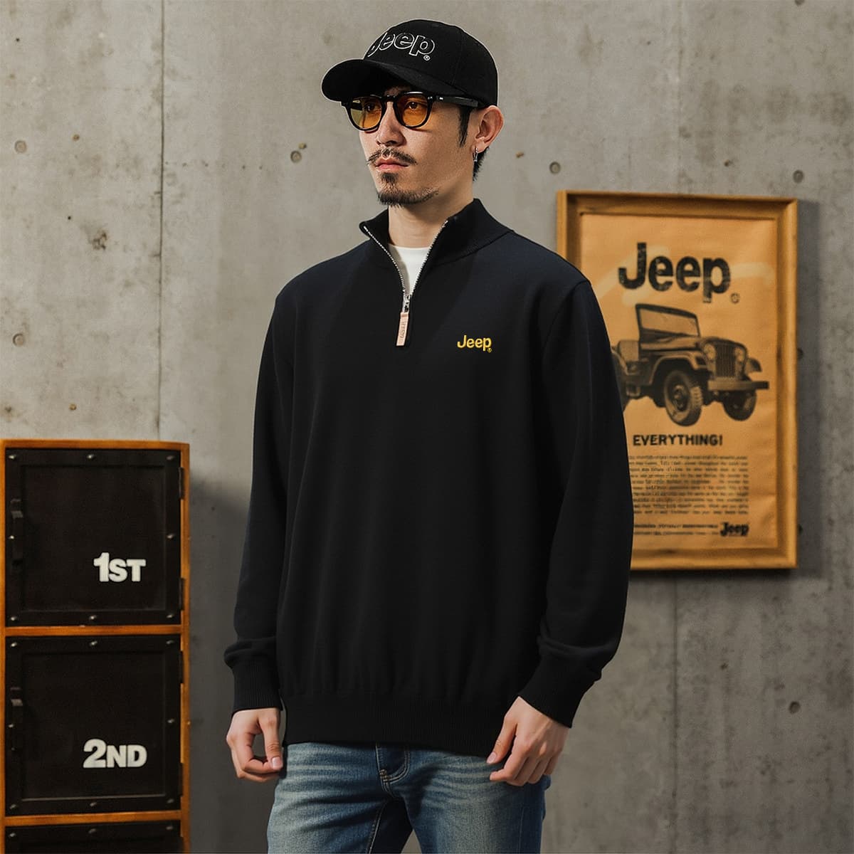 Кофта Jeep Luxury Wrangler Свитер Унисекс - изображение 5