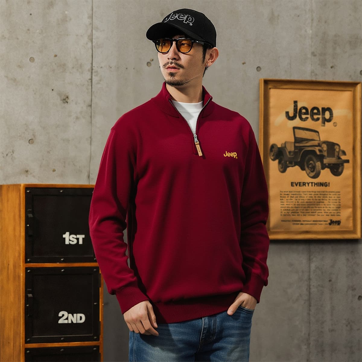 Спортивный костюм Jeep Luxury Wrangler Повседневные спортивные костюмы Унисекс - изображение 3
