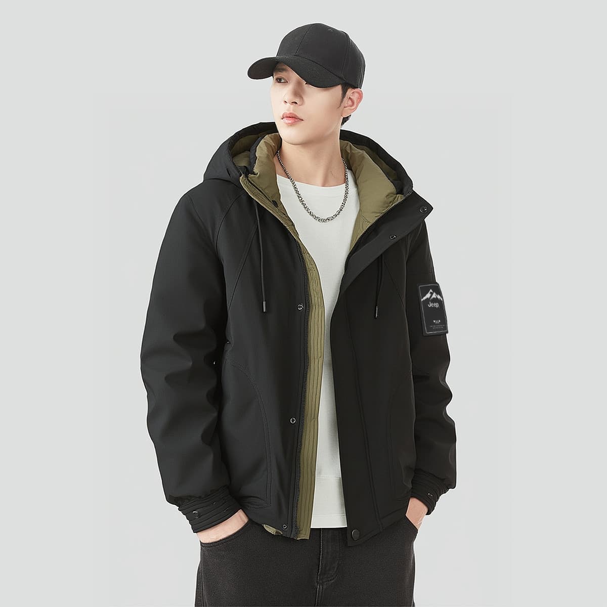 Зимняя куртка Jeep Leisure Collection Мужской пуховик - изображение 3