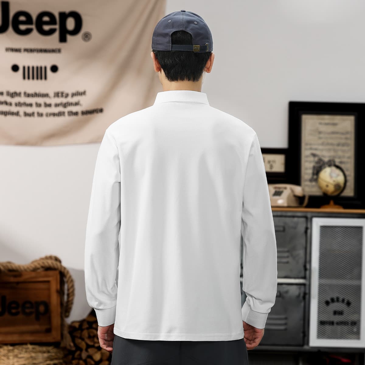 Поло Jeep Luxury Wrangler Унисекс Поло - изображение 4
