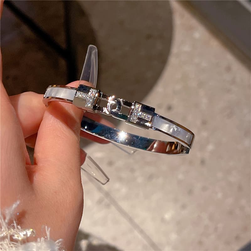 Браслет VIVIWELL Титановые Стальные Браслеты Женские - изображение 4