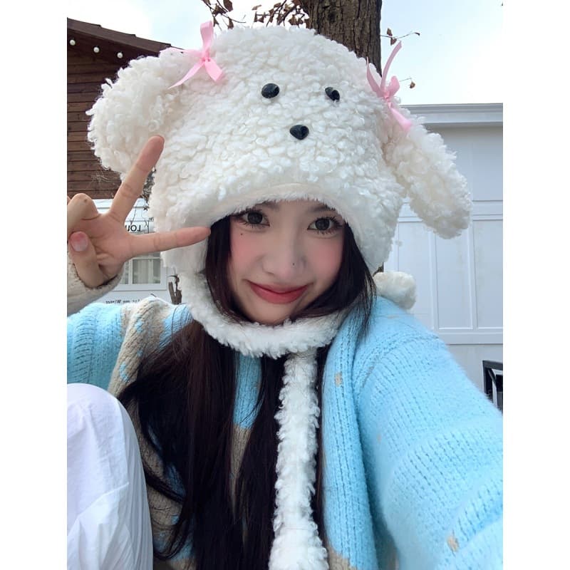 Шапка VIVIWELL Sherpa Beanies Женские - изображение 2