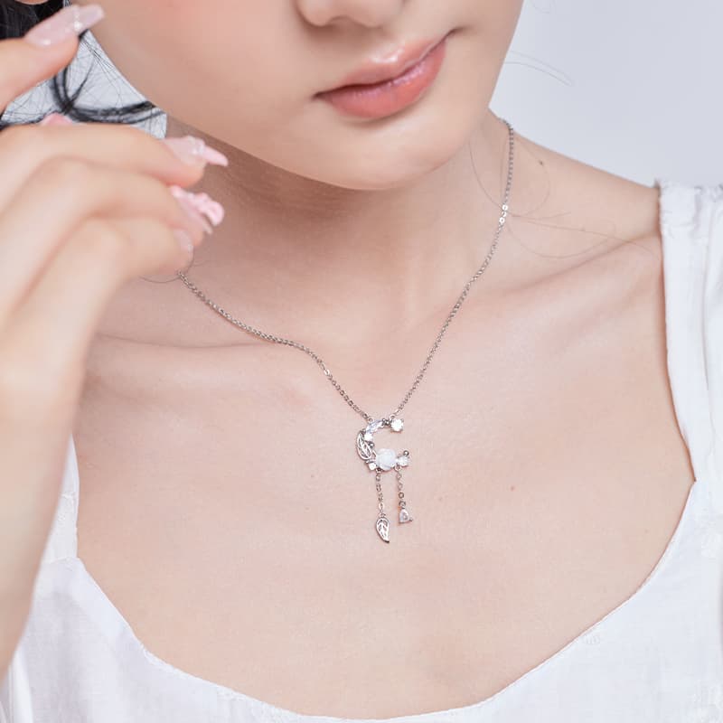Ожерелье VIVIWELL Циркон Женские Ожерелья - изображение 4