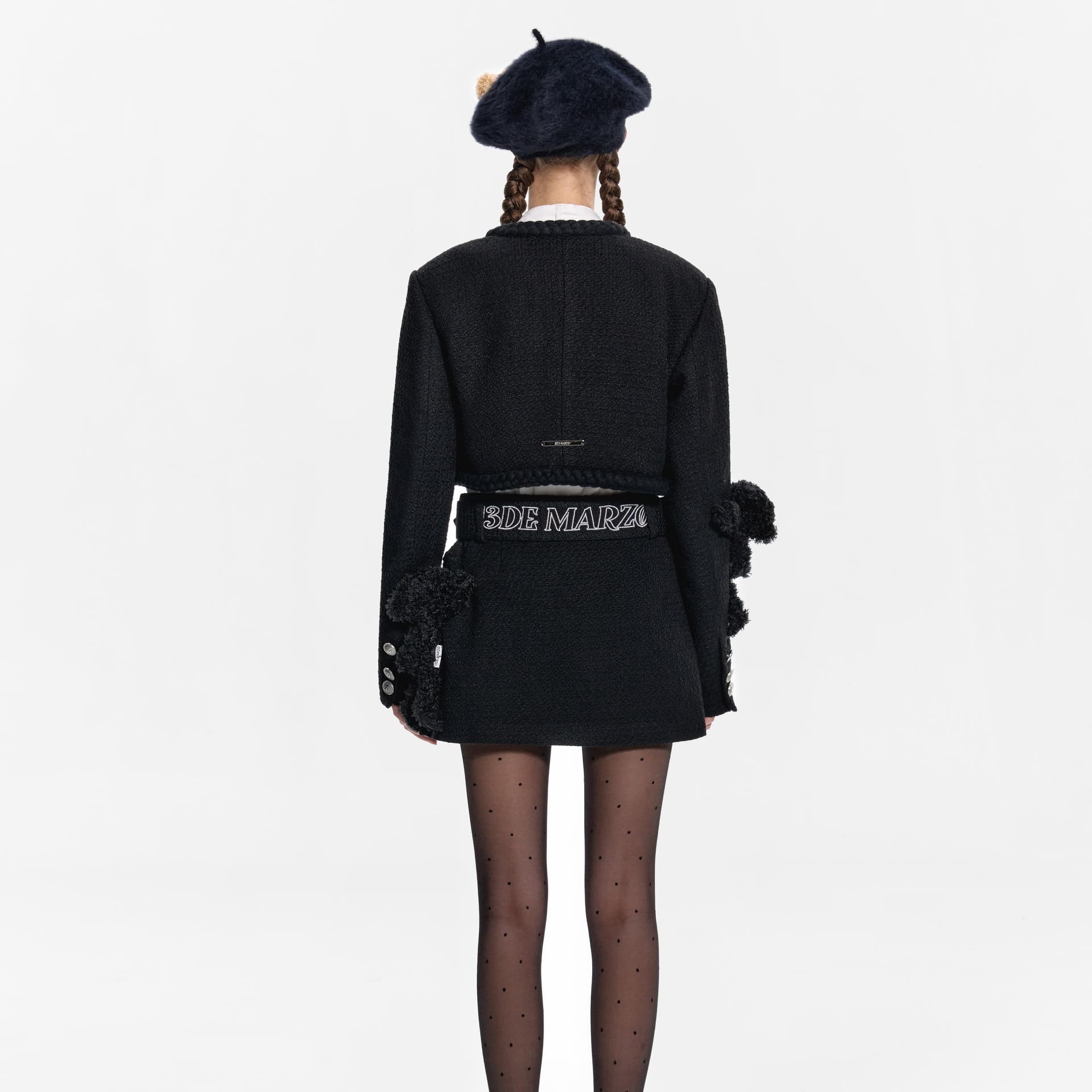 Юбка 13 DEMARZO FW23 Tweed Skirt - изображение 9