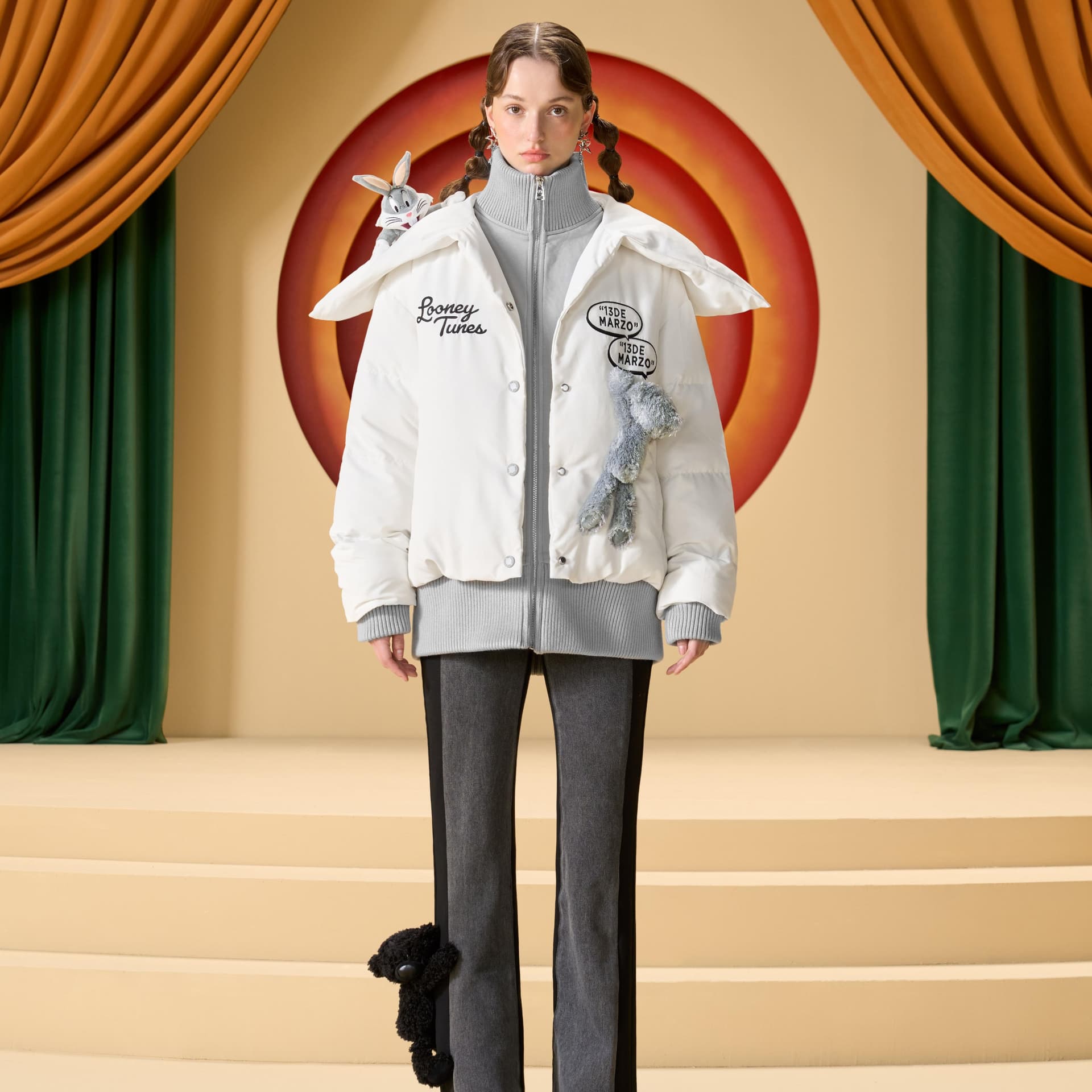 Пуховик 13 DEMARZO 13DEMARZO x LOONEY TUNES - изображение 3