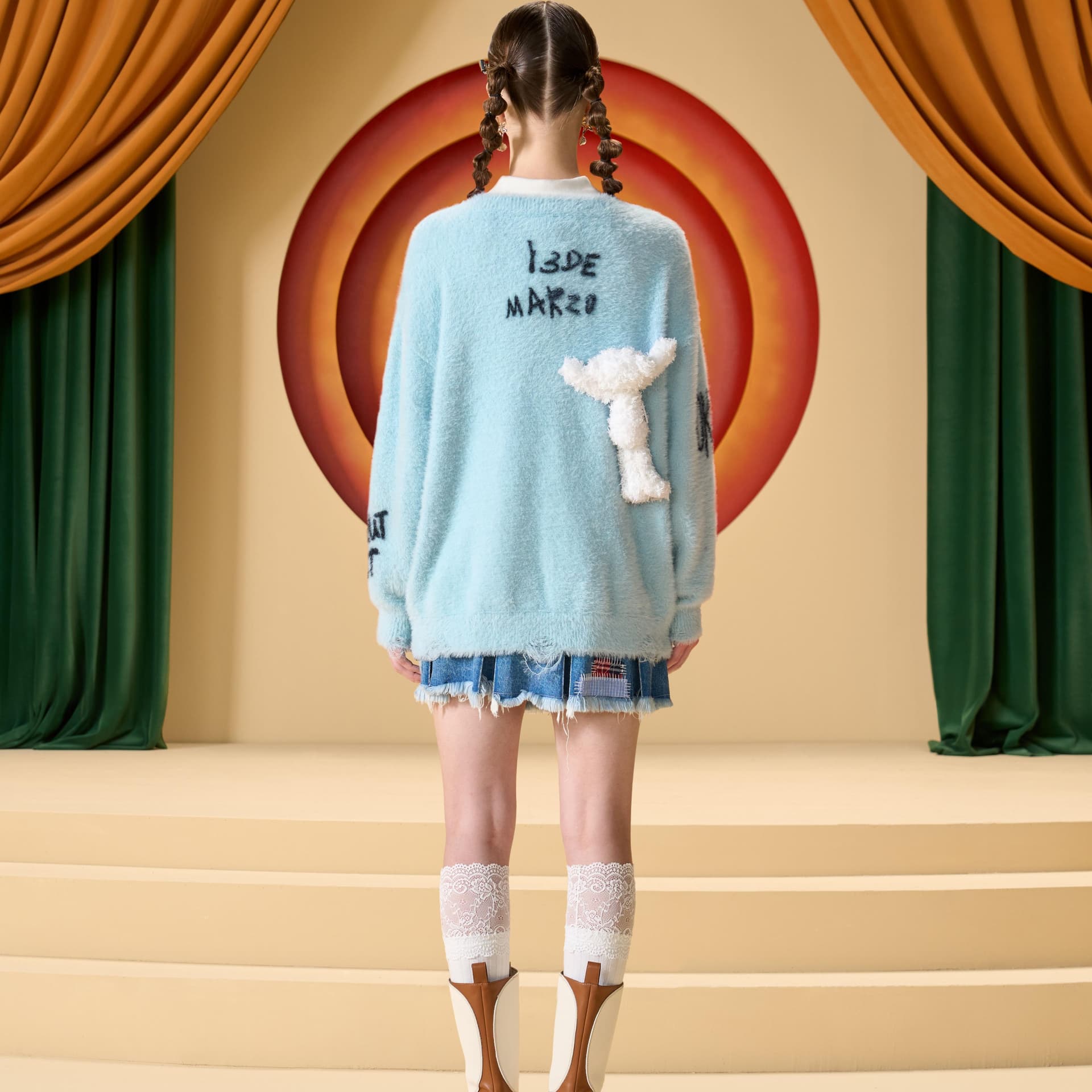 Кардиган 13 DEMARZO 13DEMARZO x LOONEY TUNES 23AW - изображение 4
