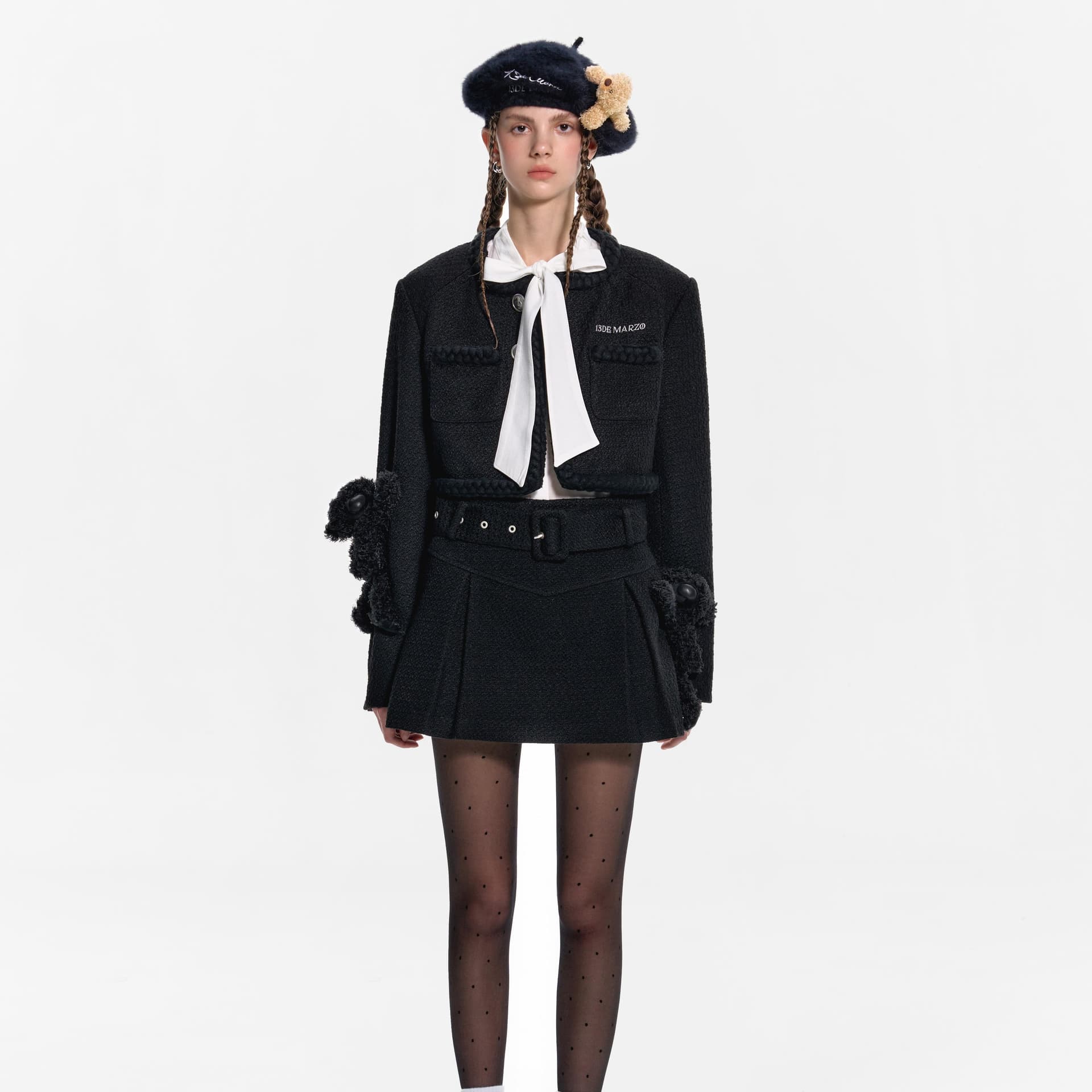Юбка 13 DEMARZO FW23 Tweed Skirt - изображение 7