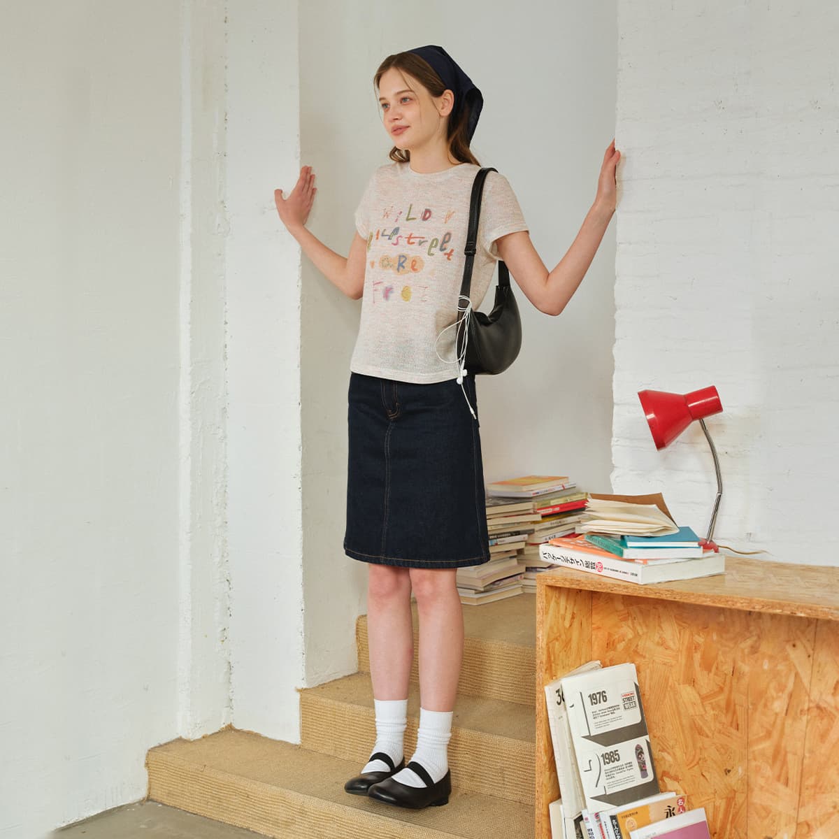 Футболка 714STREET Экрю Heather Женские T-рубашки - изображение 7
