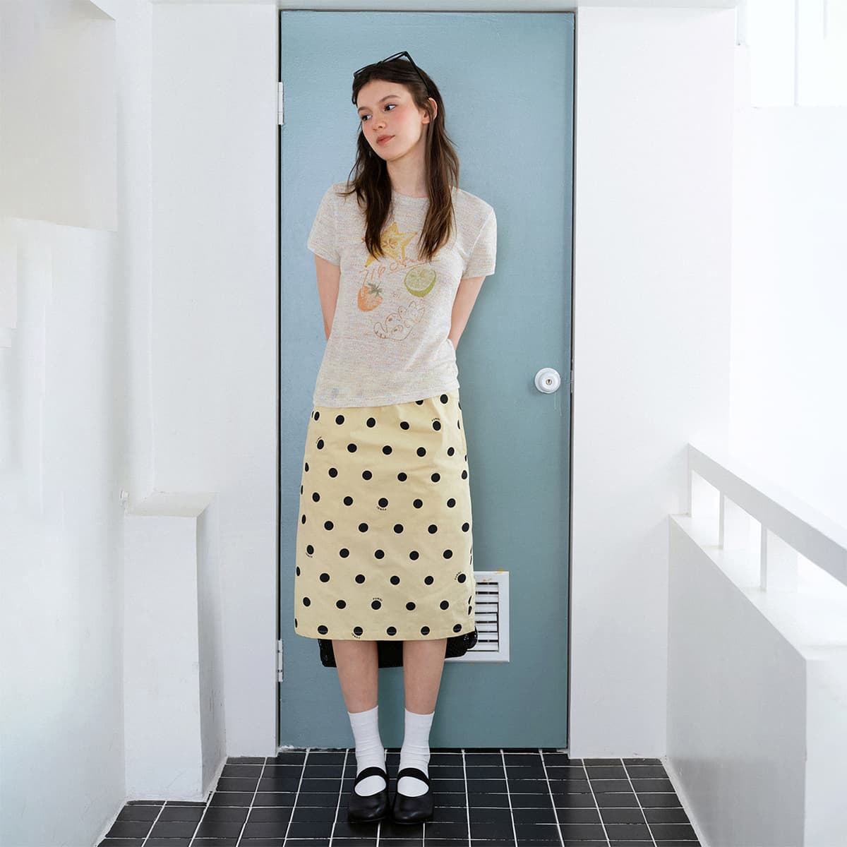 Футболка 714STREET Экрю Heather Женские T-рубашки - изображение 6
