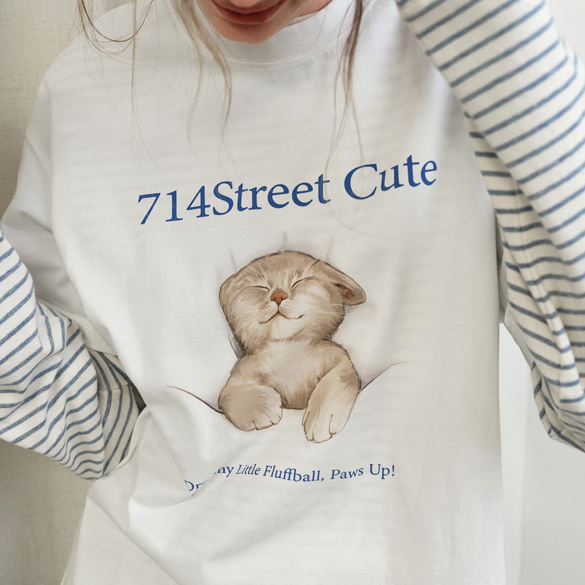 Футболка 714STREET Белый Унисекс T-рубашки - изображение 6