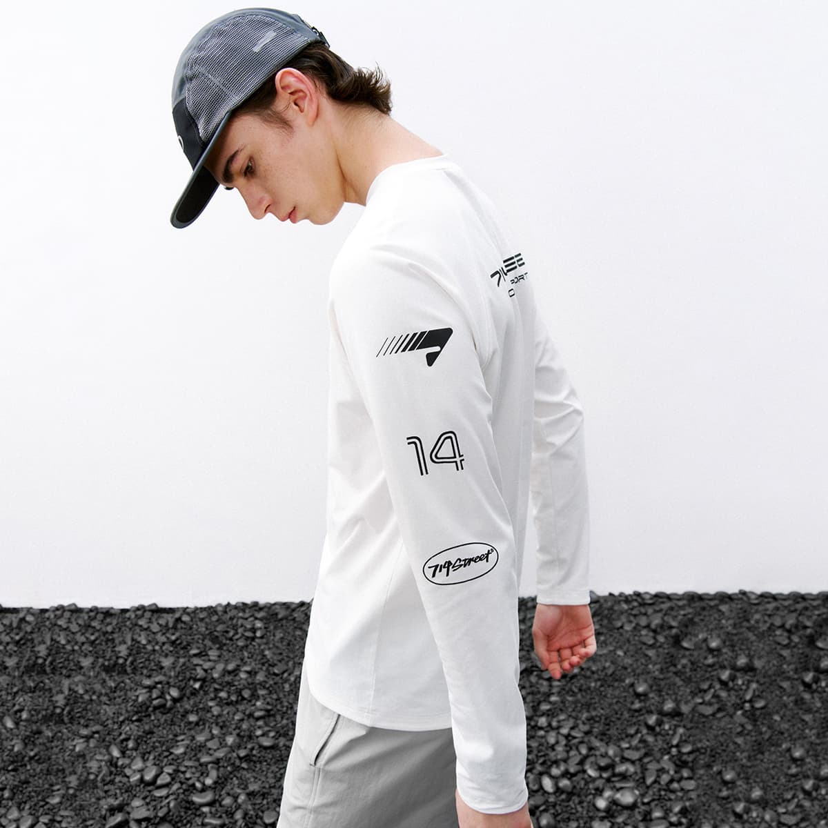Кофта 714STREET Long-Sleeved T-Shirt Мужской - изображение 6