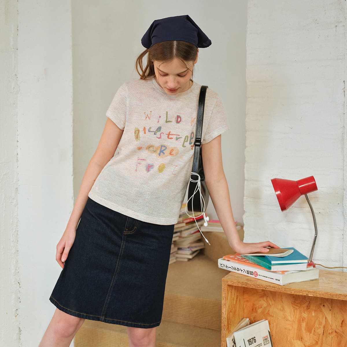 Футболка 714STREET Экрю Heather Женские T-рубашки - изображение 3
