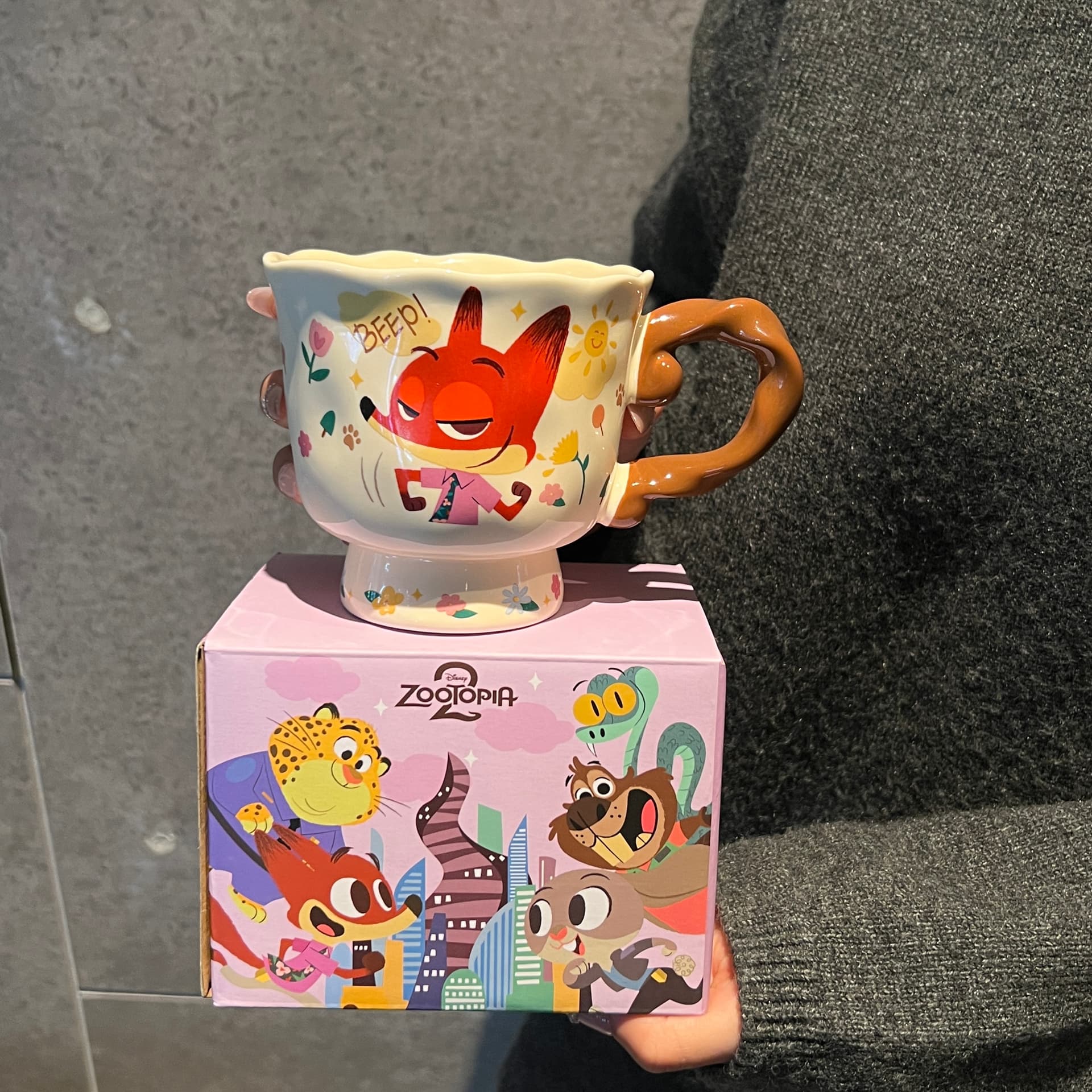 Disney Zootopia Collaboration Джуди Ник Керамическая кружка 350 мл - изображение 14