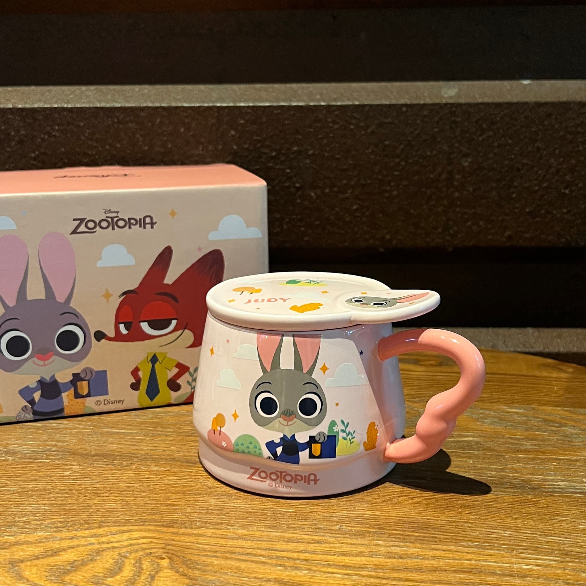 Disney Zootopia Collaboration Керамическая кружка Джуди Ник 380 мл - изображение 3