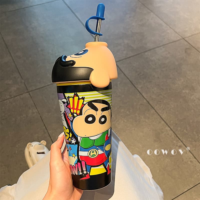 Crayon Shinchan Pouty SHIN Термос с изоляцией кружка 635 мл - изображение 4