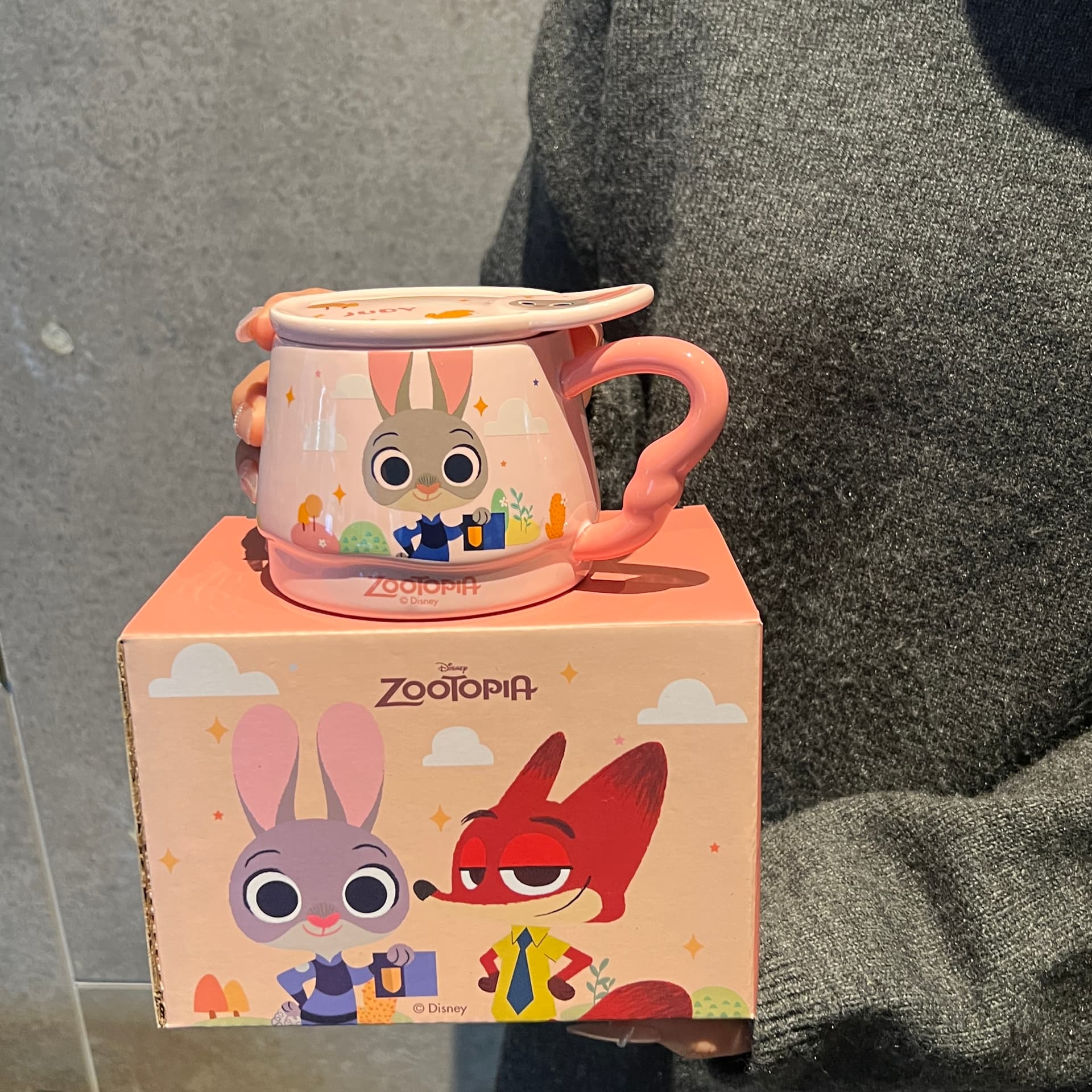 Disney Zootopia Collaboration Керамическая кружка Джуди Ник 380 мл - изображение 2