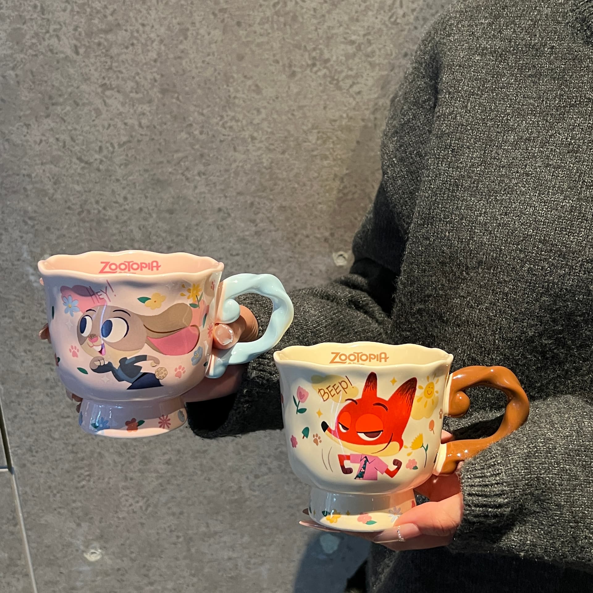 Disney Zootopia Collaboration Джуди Ник Керамическая кружка 350 мл - изображение 22