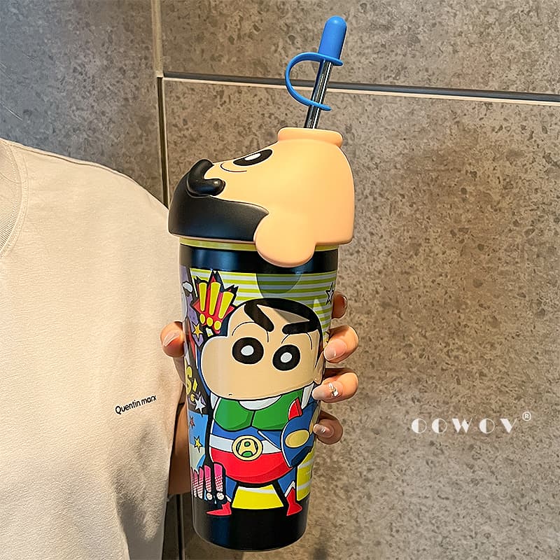 Crayon Shinchan Pouty SHIN Термос с изоляцией кружка 635 мл - изображение 2