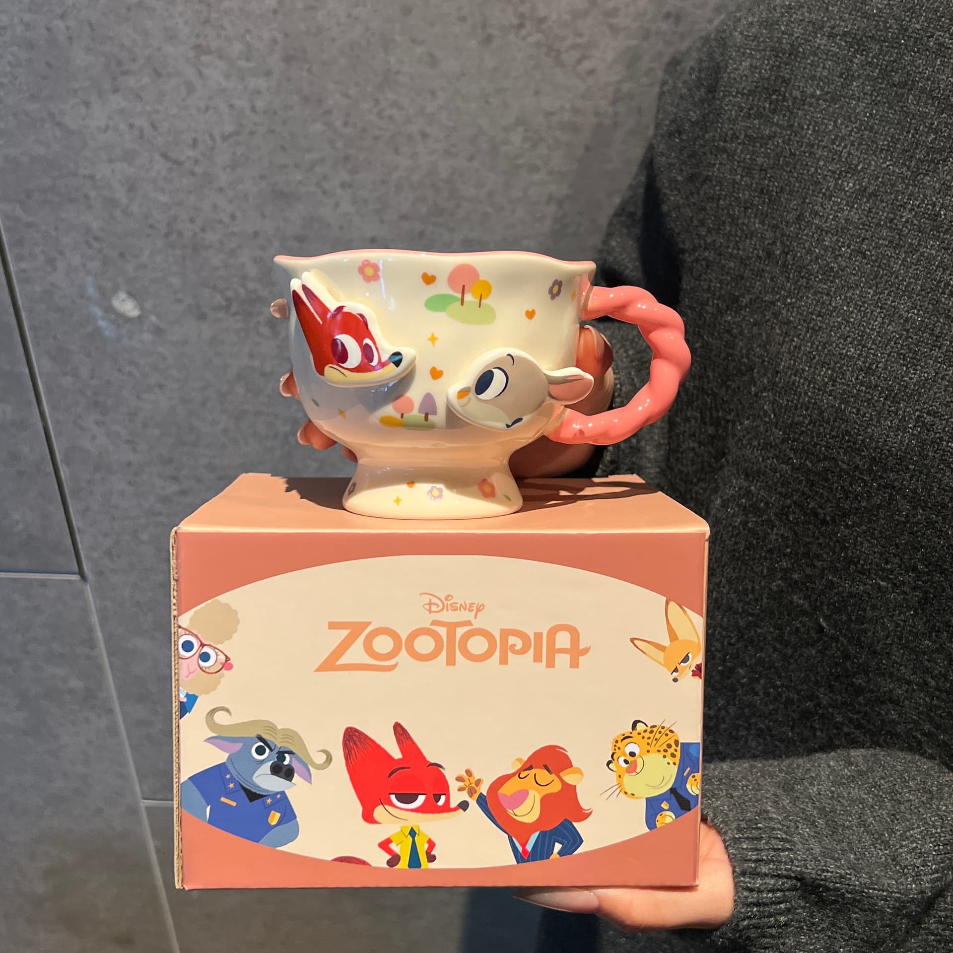 Disney Zootopia Collaboration Джуди Ник Керамическая кружка 380 мл для дома - изображение 3