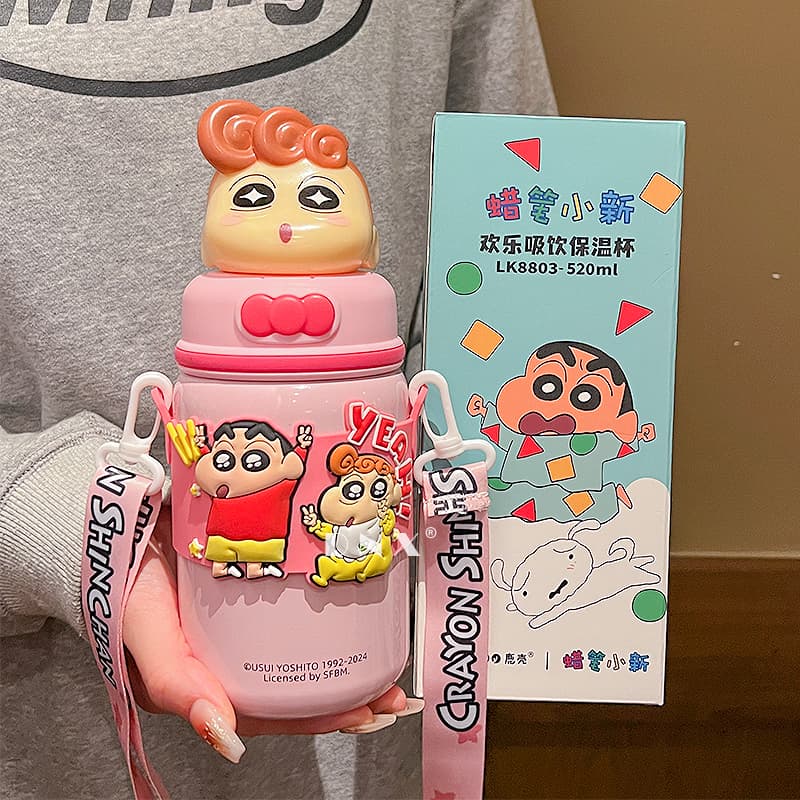 Crayon Shinchan Офис Высококачественная Солома Подстаканник 520 мл - изображение 2