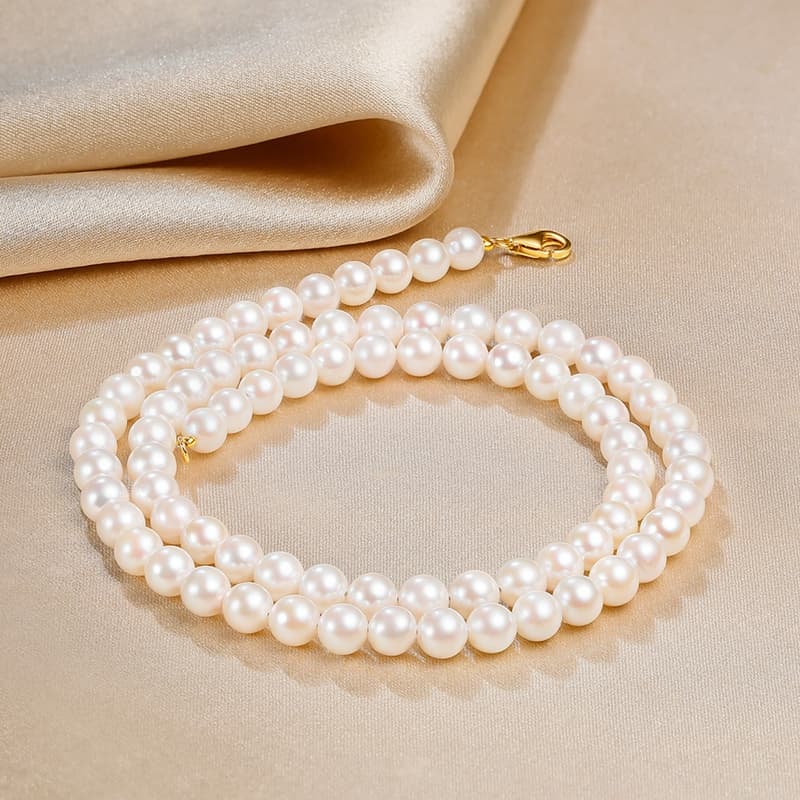 SANDYRILLA 5-6mm AKOYA 18K - изображение 3