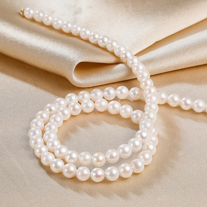 SANDYRILLA 5-6mm AKOYA 18K - изображение 4
