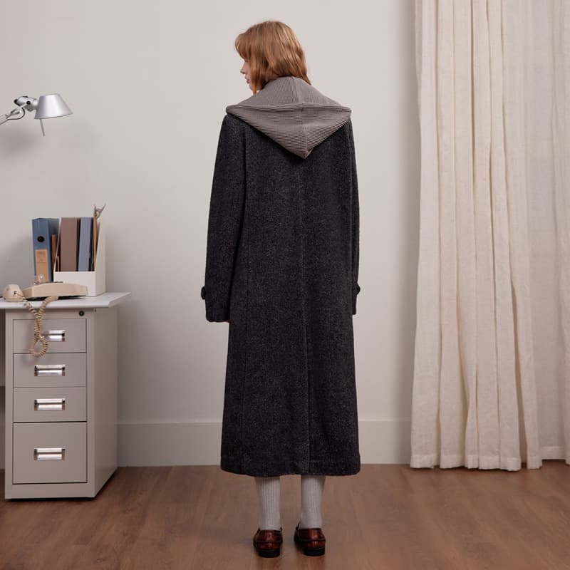 UNIFREE Темно-серый Женский Пальто - изображение 8