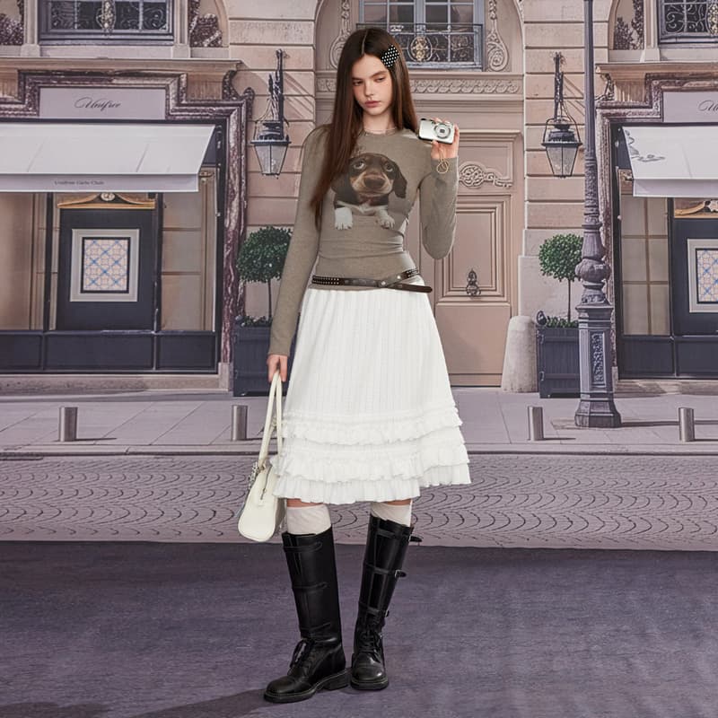 Футболка UNIFREE Серый Женские T-рубашки - изображение 4