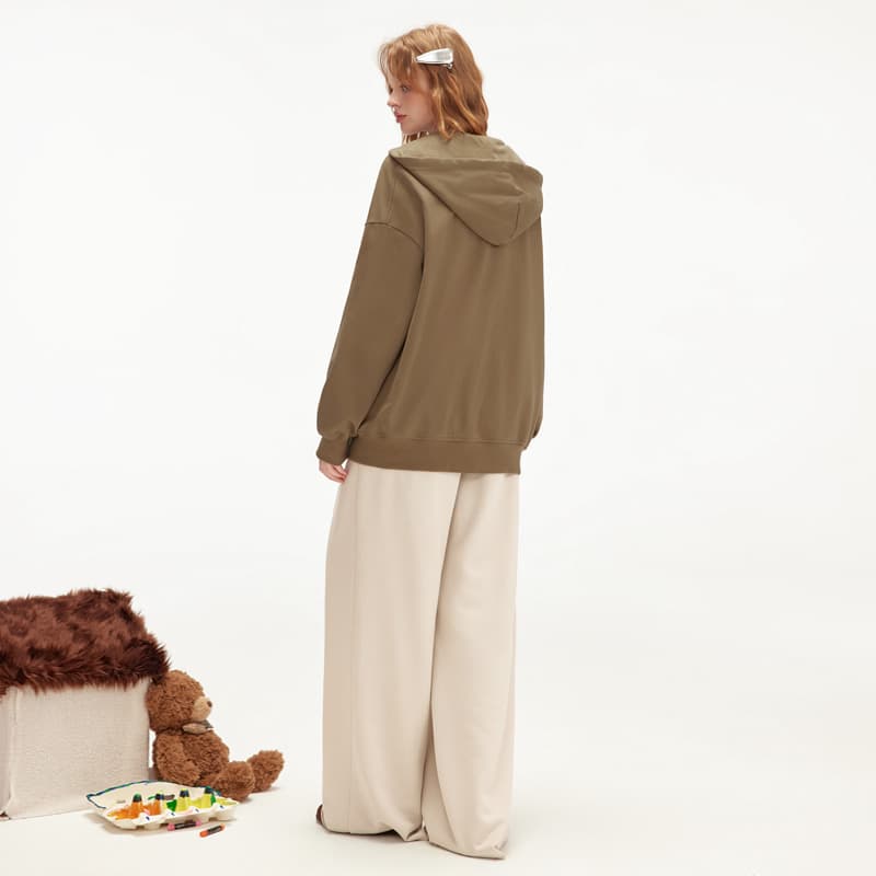 UNIFREE Khaki Женское короткое пальто - изображение 6
